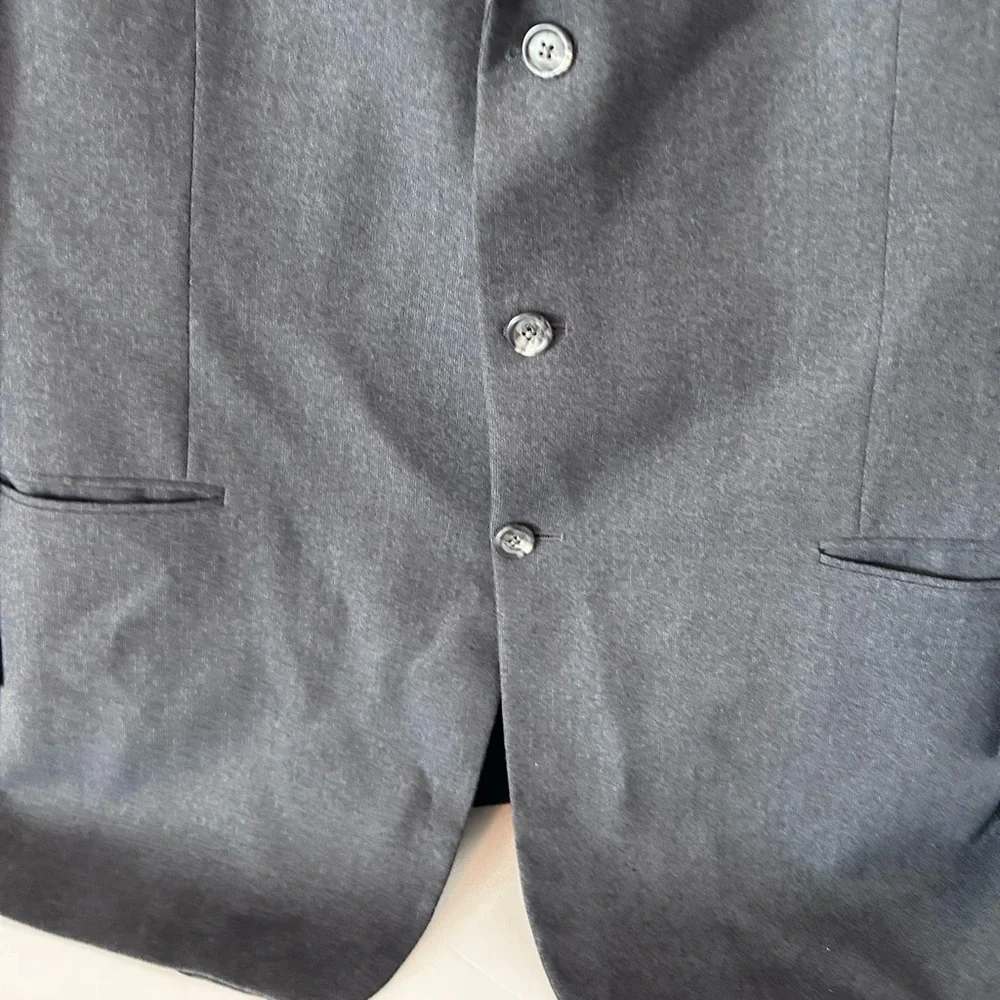 Hickey Freeman for Nordstrom men’s grey 100% wool blazer suit jacket size 43R‎
